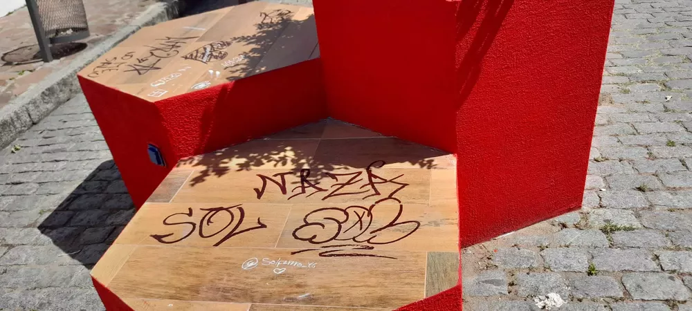 vandalismo en acto publico