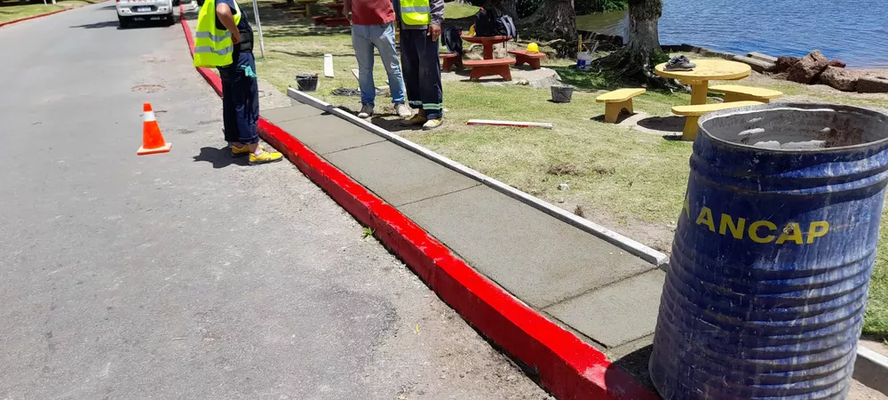 rampa acceso isla