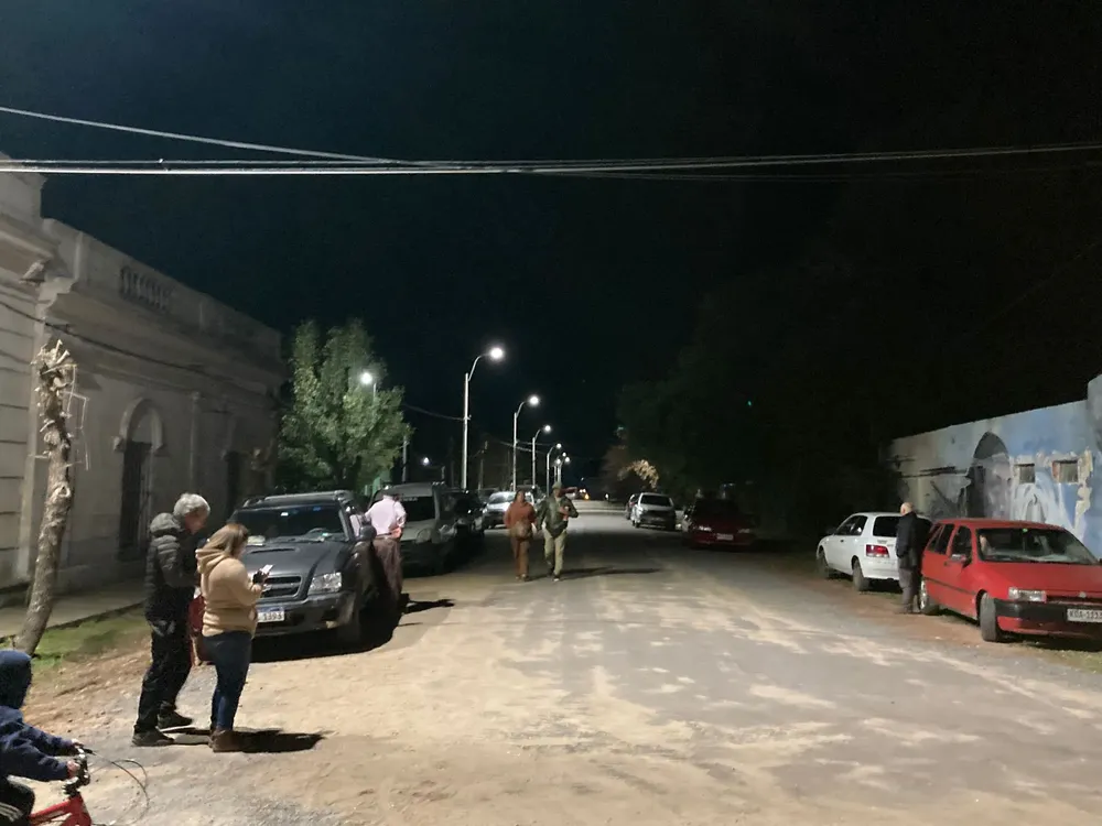 alumbrado en la villa